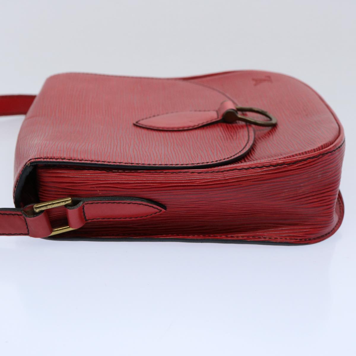 LOUIS VUITTON Epi Saint Cloud GM Shoulder Bag Red M52197 LV ep2502