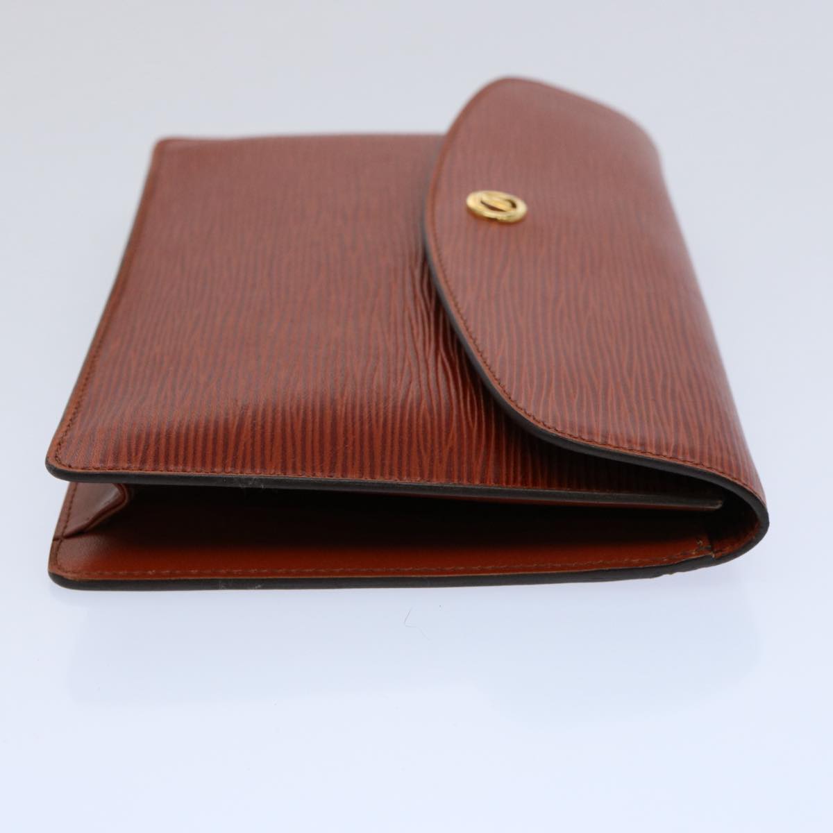 LOUIS VUITTON Epi Montaigne 23 Clutch Bag Brown M52663 LV ep2512