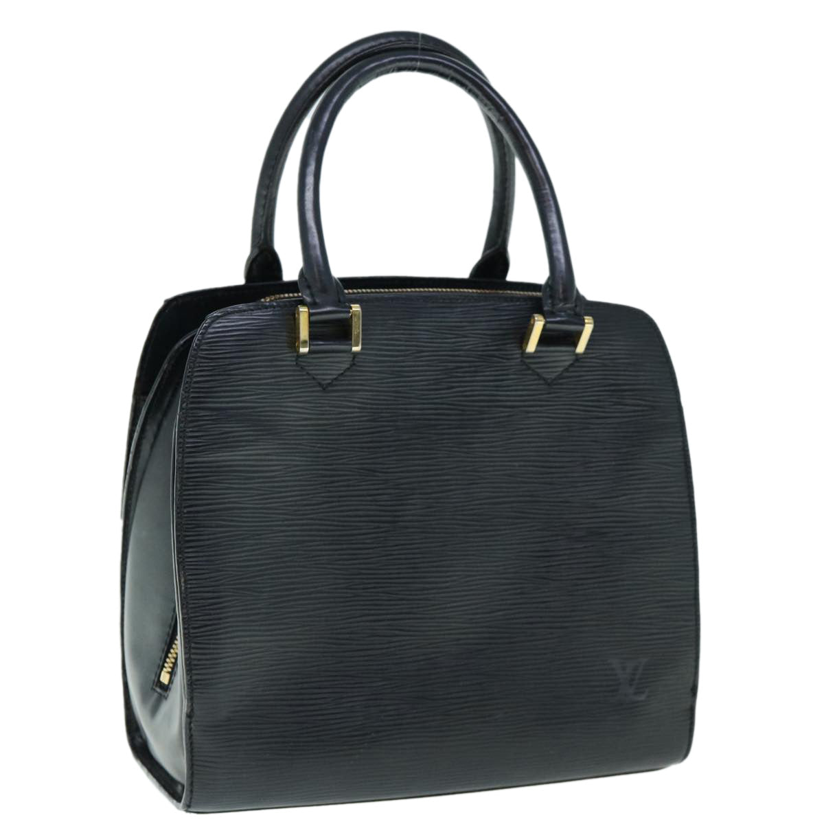 LOUIS VUITTON Epi Pont Neuf Hand Bag Black M52052 LV ep2563