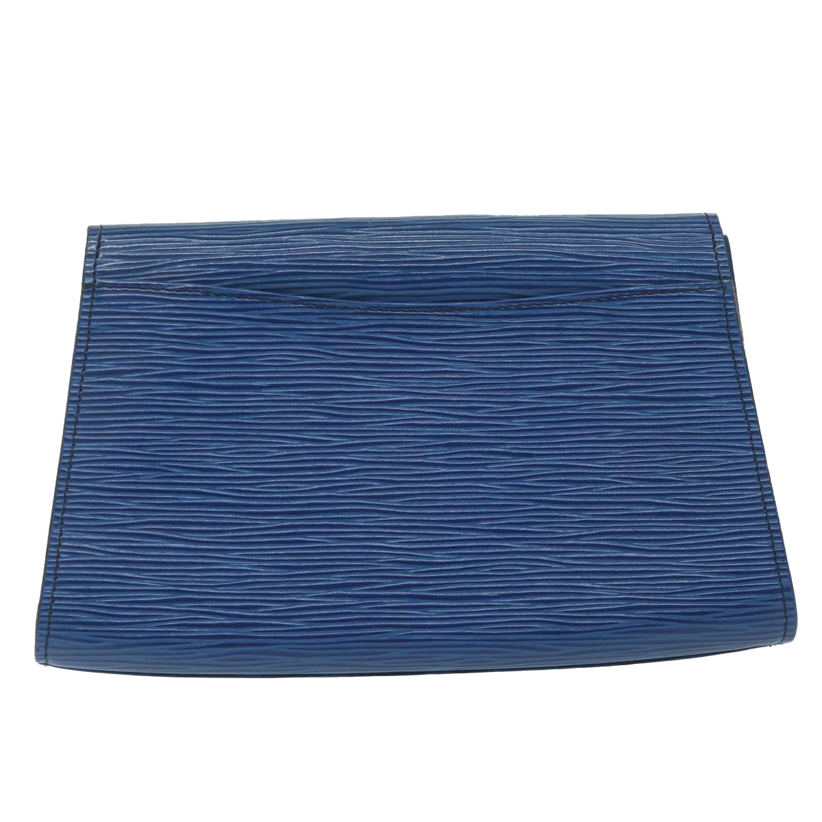 LOUIS VUITTON Epi Art Deco Clutch Bag Blue M52635 LV ep2564