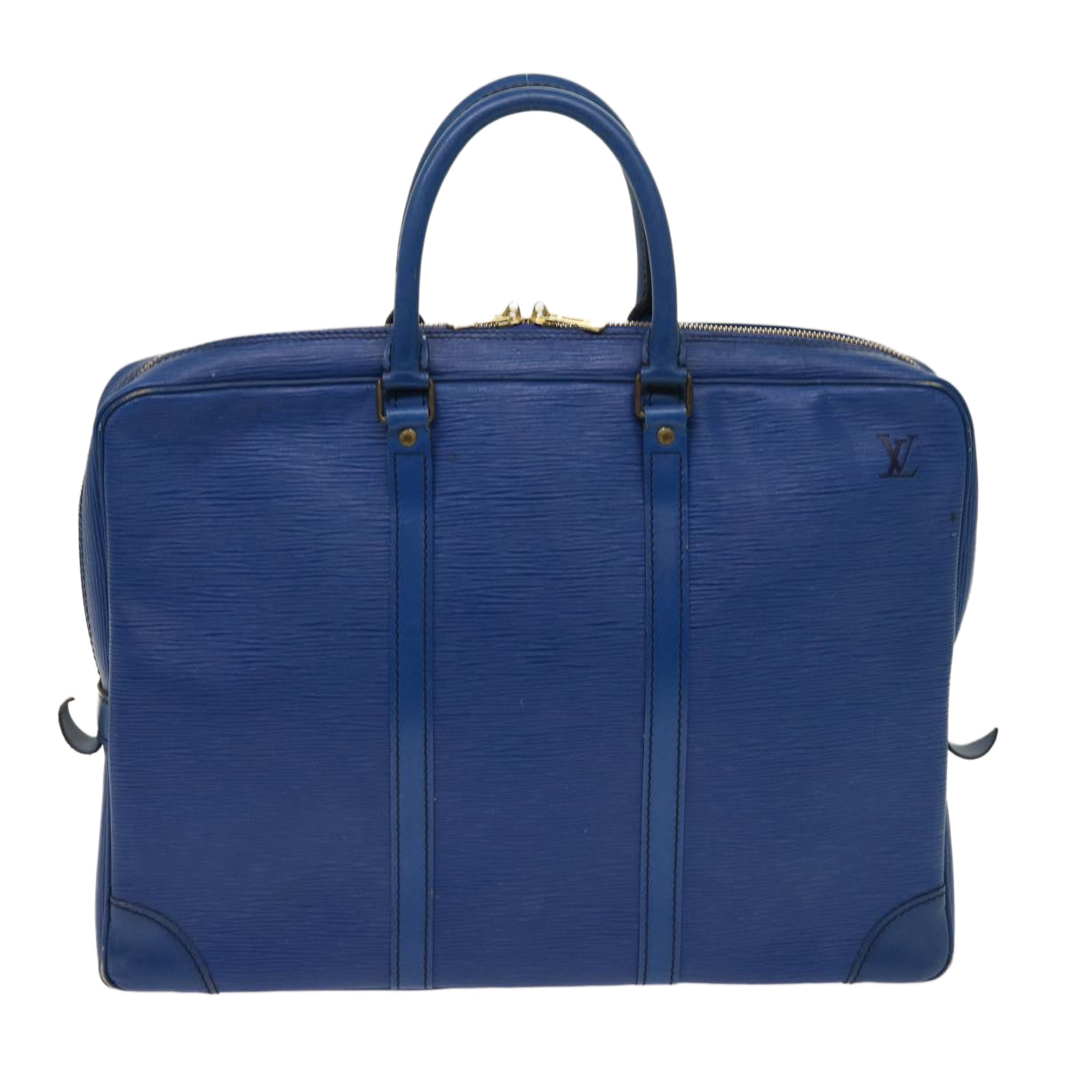 LOUIS VUITTON Epi Porte Documents Voyage Business Bag Blue M54475 ep2591