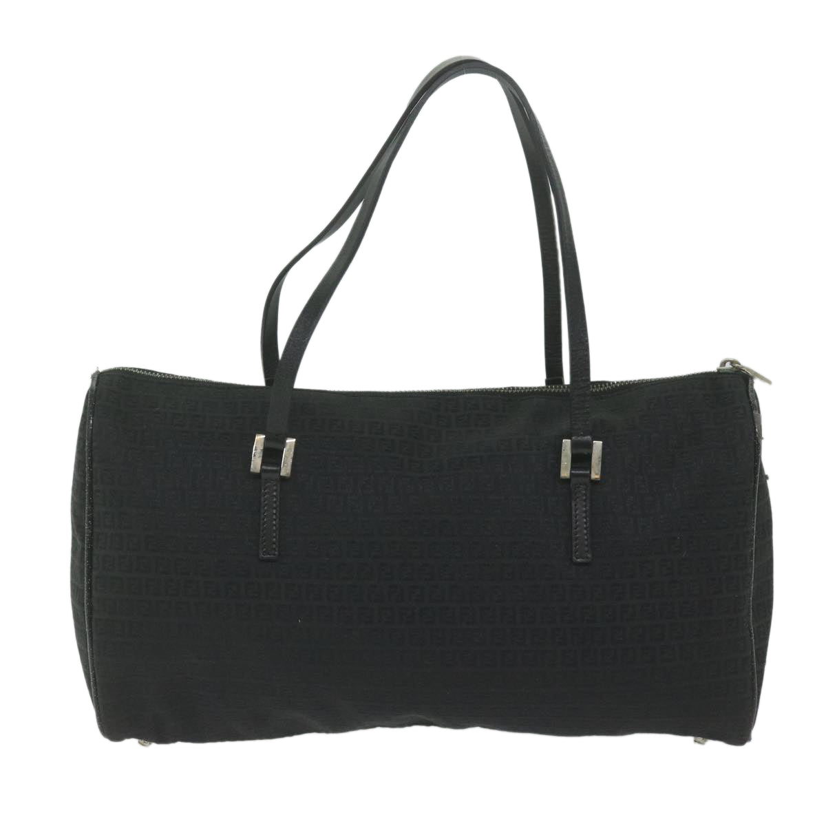 Luxury FendiZucchino Canvas Hand Bag Blackep2594