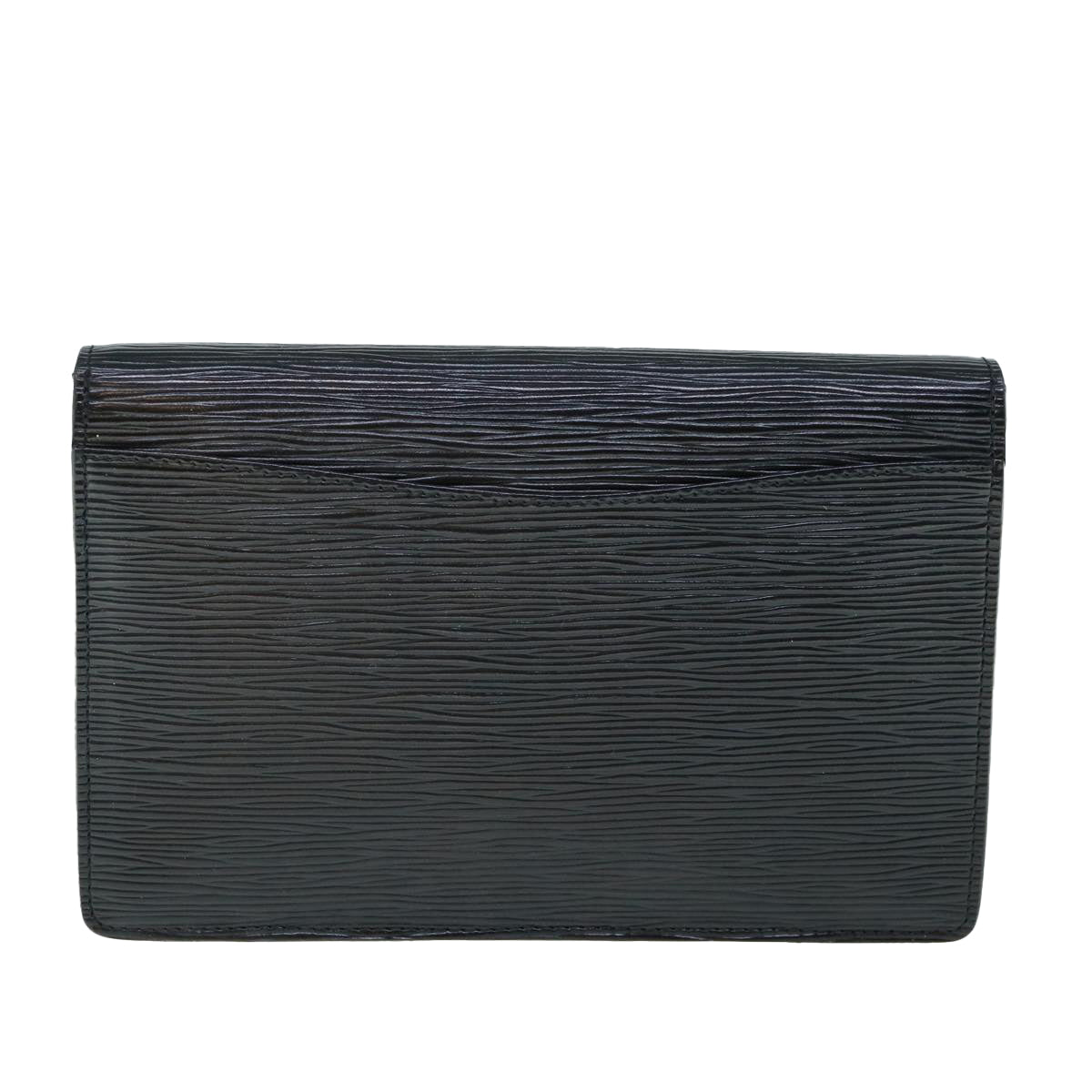 LOUIS VUITTON Epi Montaigne 23 Clutch Bag Black M52662 LV ep2596