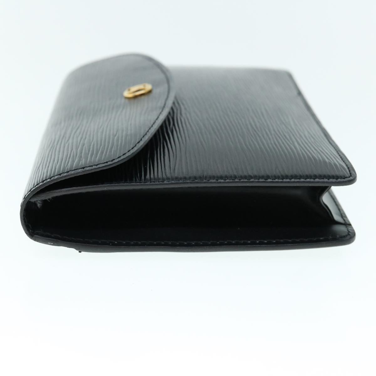 LOUIS VUITTON Epi Montaigne 23 Clutch Bag Black M52662 LV ep2596