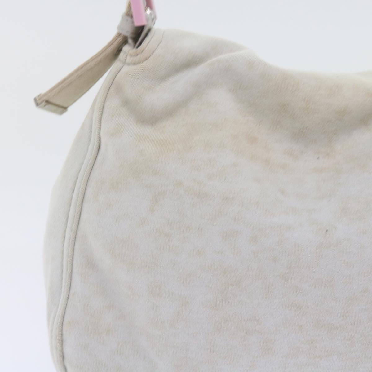Luxury FendiMamma Baguette Shoulder Bag cotton White 26325ep2601