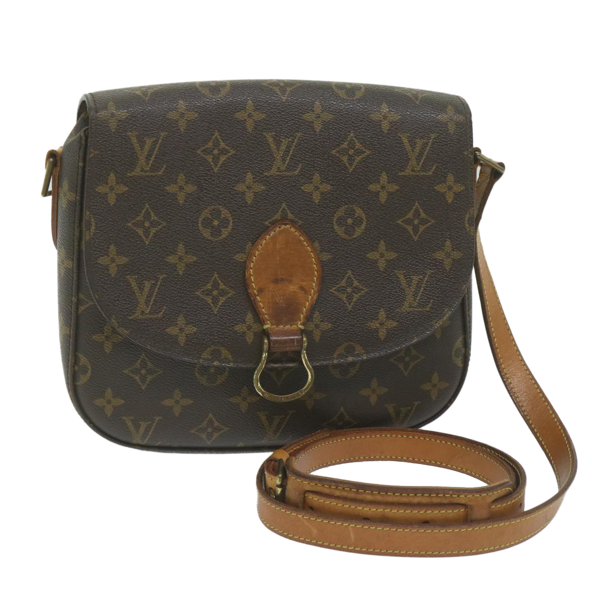 LOUIS VUITTON Monogram Saint Cloud GM Shoulder Bag M51242 LV ep2615