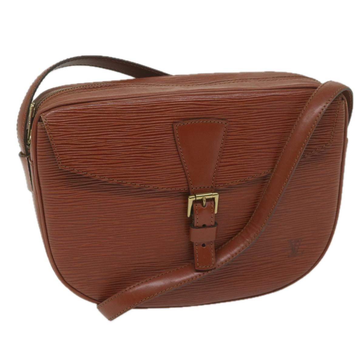 LOUIS VUITTON Epi Jeune FilleMM Shoulder Bag Brown M52153 LV ep2657
