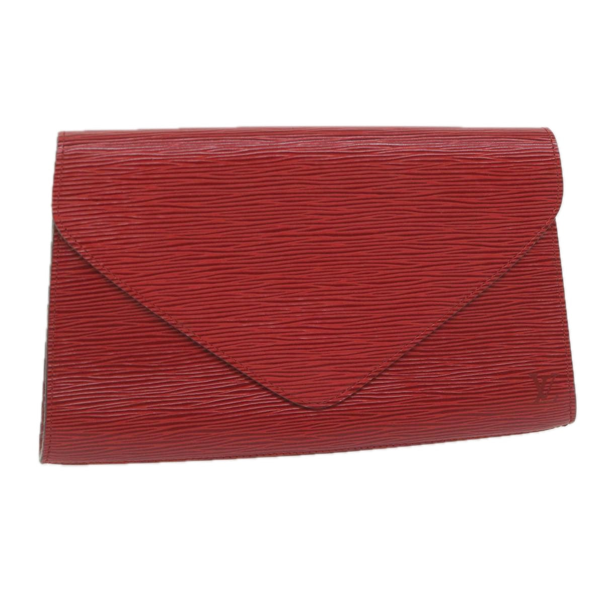 LOUIS VUITTON Epi Art Deco Clutch Bag Red M52637 LV ep2663