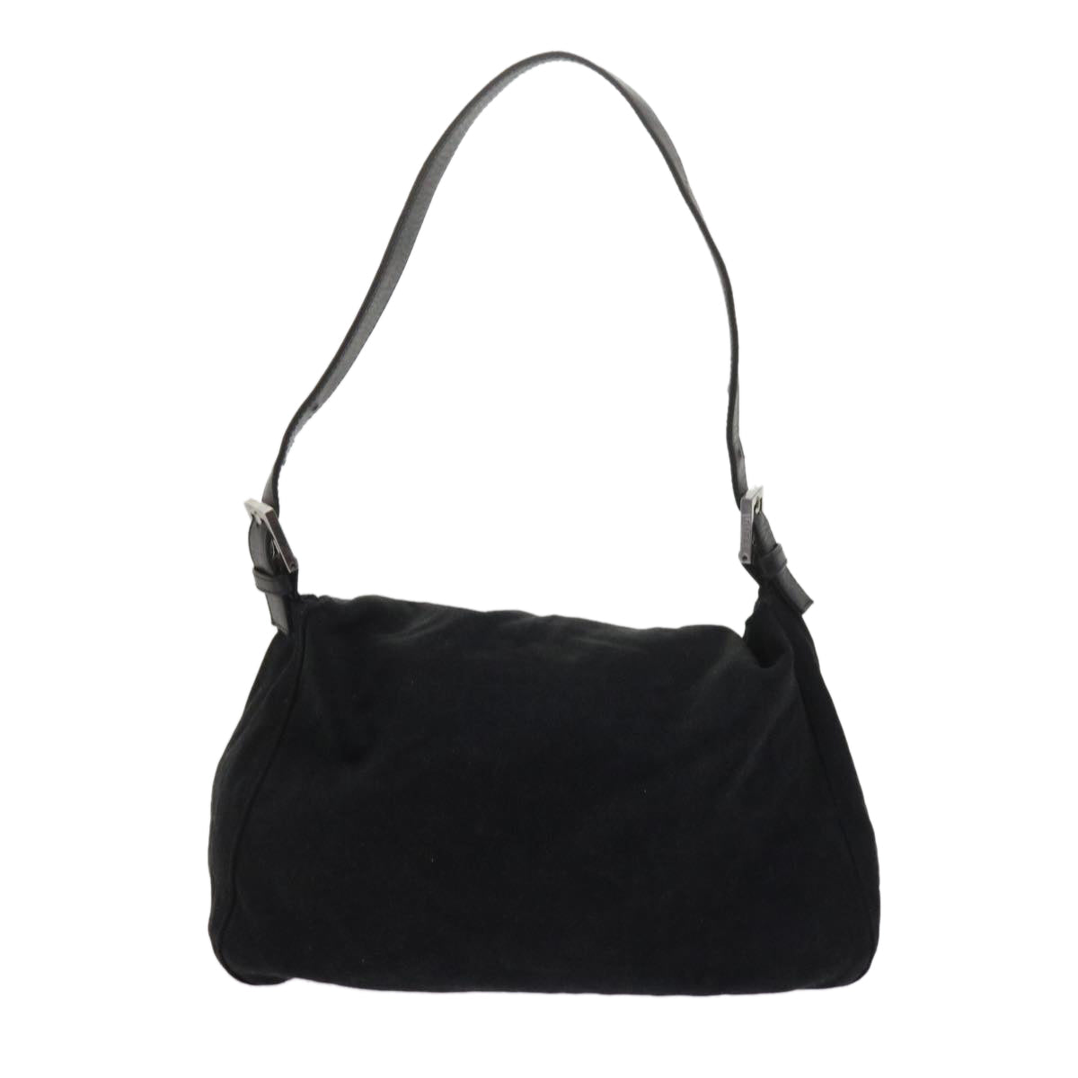 Luxury FendiMamma Baguette Shoulder Bag Nylon Black 2305 26325 079ep2730