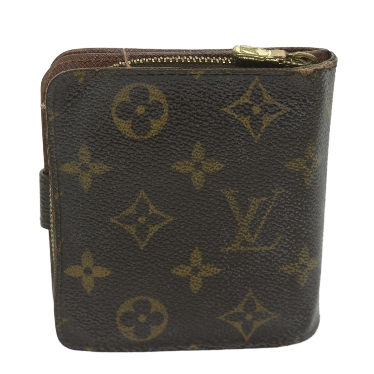 LOUIS VUITTON Monogram Compact Zip Wallet M61667 LV ep2752