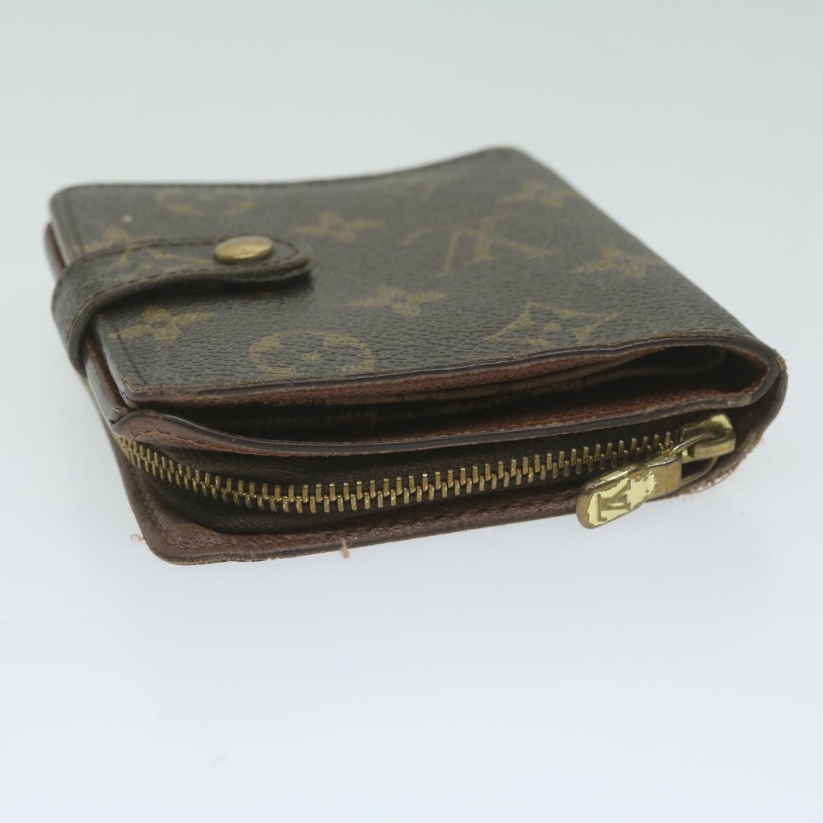 LOUIS VUITTON Monogram Compact Zip Wallet M61667 LV ep2752