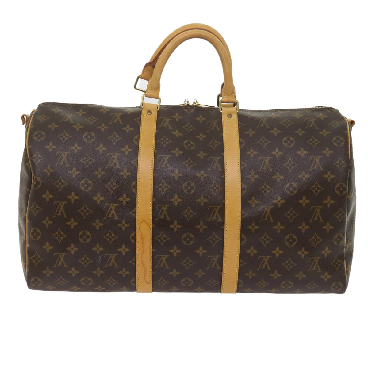 LOUIS VUITTON Monogram Keepall Bandouliere 50 Boston Bag M41416 LV ep2759