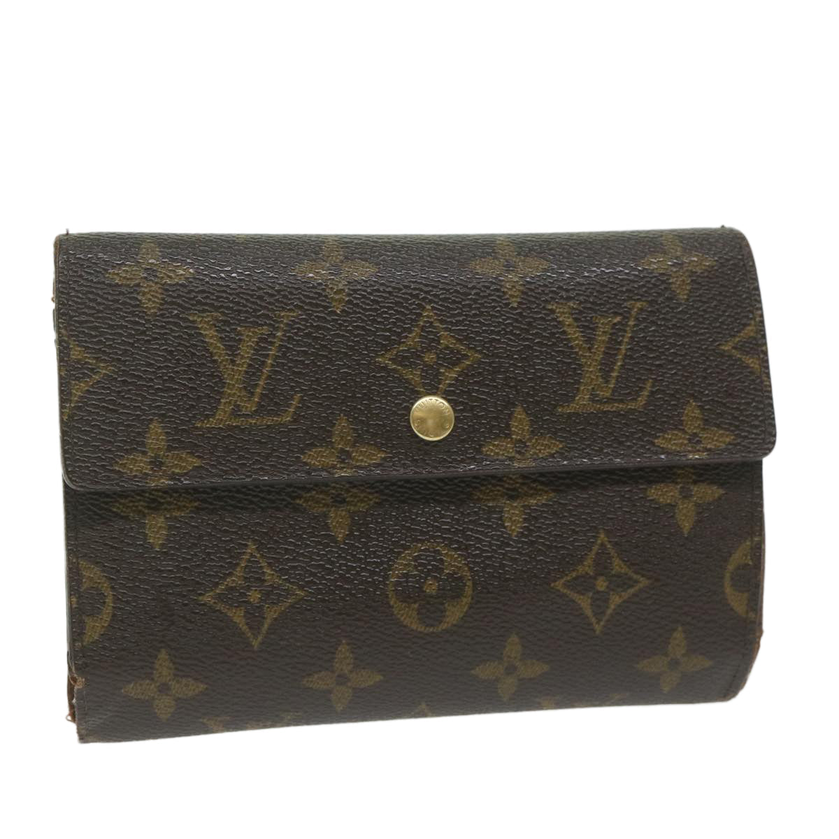 LOUIS VUITTON Monogram Porte Tresor Etui Papie Wallet M61202 LV ep2766