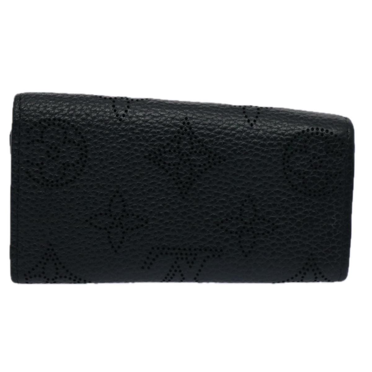LOUIS VUITTON Monogram Mahina Multi Cles 4 Key Case Black M64054 LV ep2771