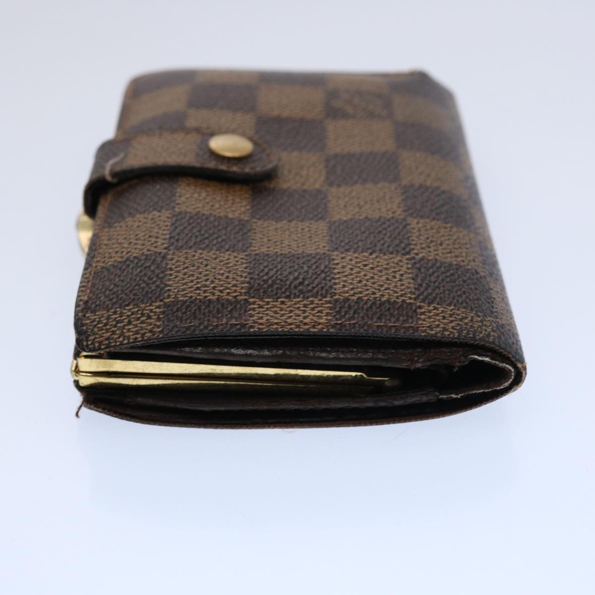 LOUIS VUITTON Damier Ebene Porte Monnaie Billets Viennois N61664 LV ep2779