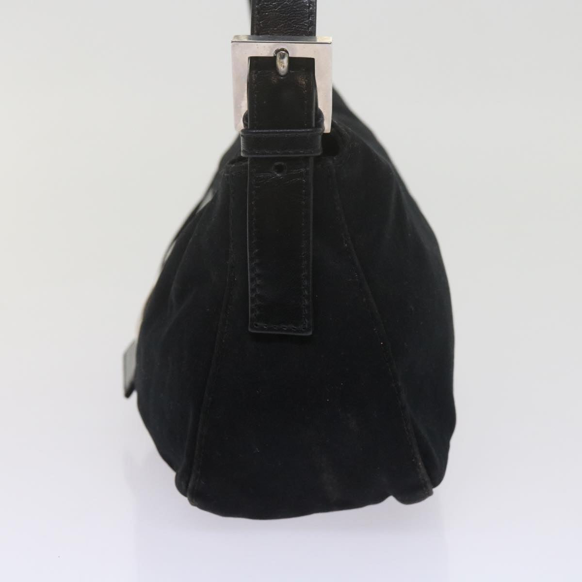 Luxury FendiMamma Baguette Shoulder Bag Nylon Black 2348 26725 018ep2835