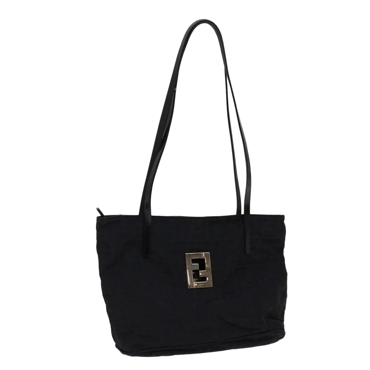 Luxury FendiZucca Canvas Tote Bag Blackep2841