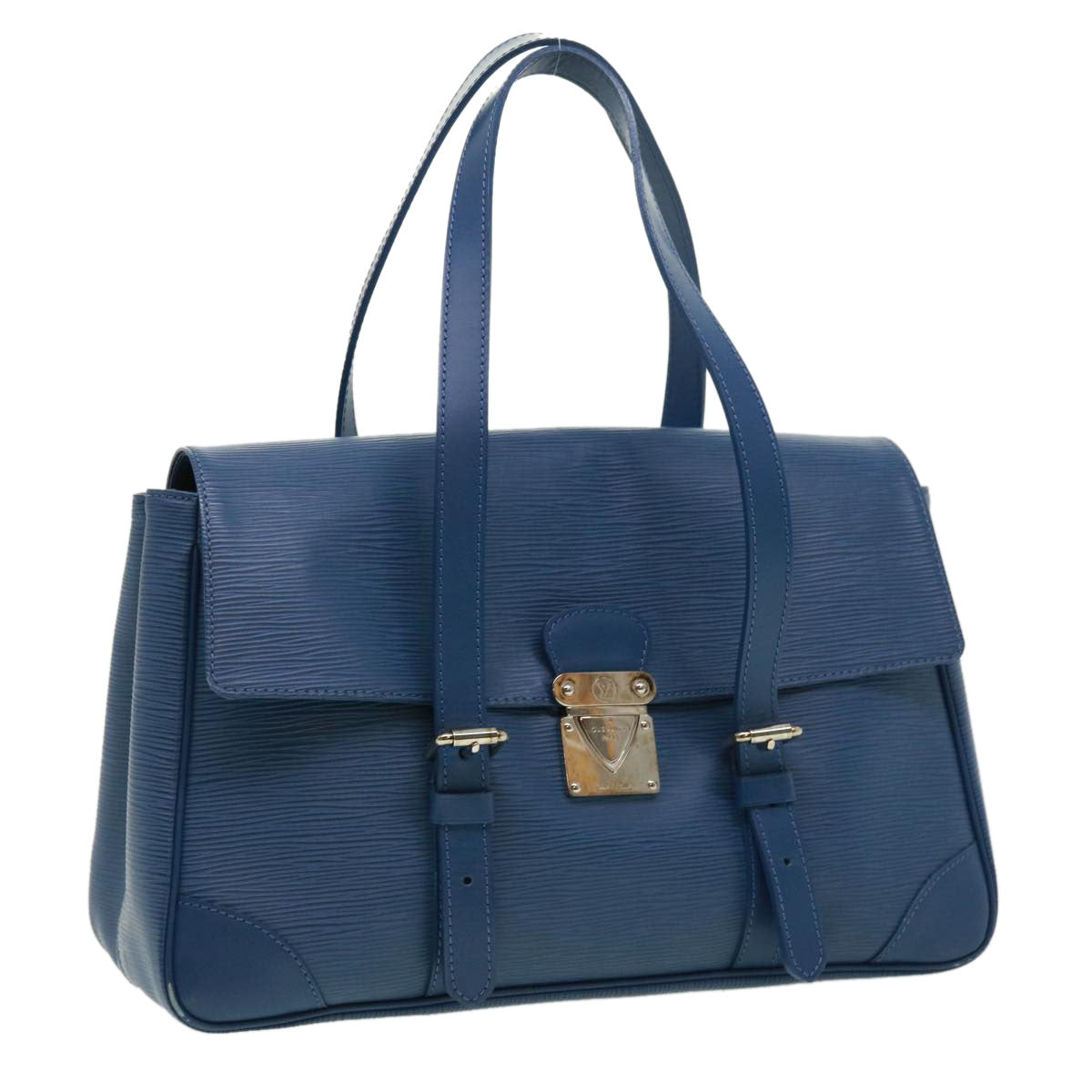 LOUIS VUITTON Epi Segur MM Shoulder Bag Blue Myrtille M5886G LV ep285