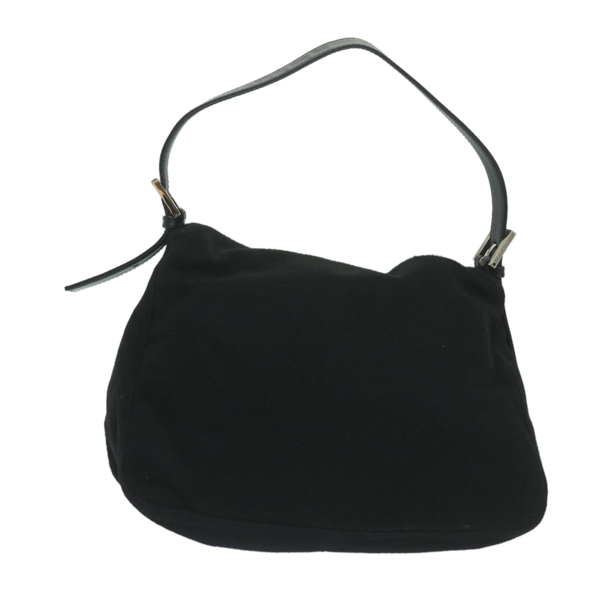 Luxury FendiMamma Baguette Shoulder Bag Felt Black 2348 26325 099ep2866