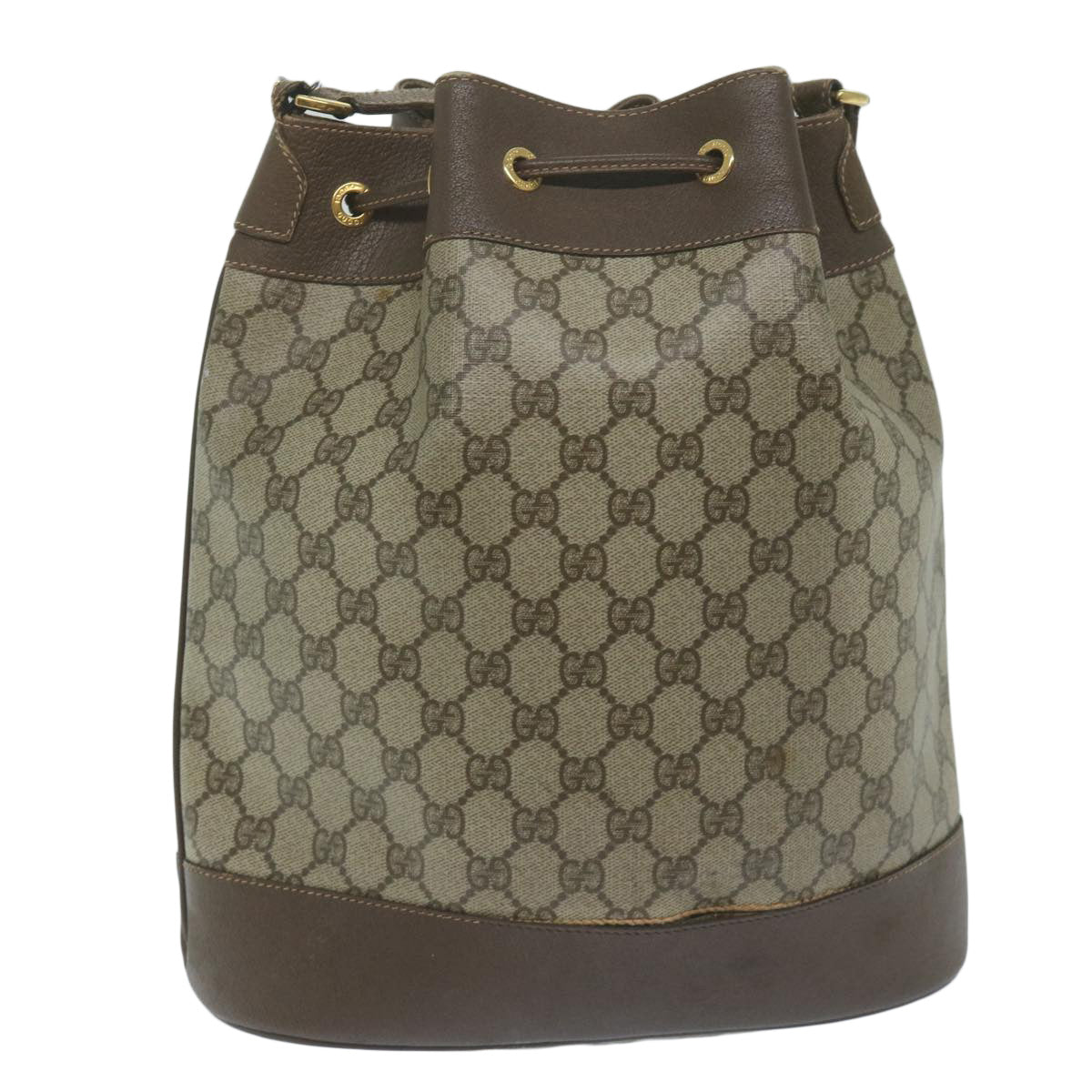 GUCCI GG Supreme Web Sherry Line Shoulder Bag Beige Red 164 02 085  ep2875