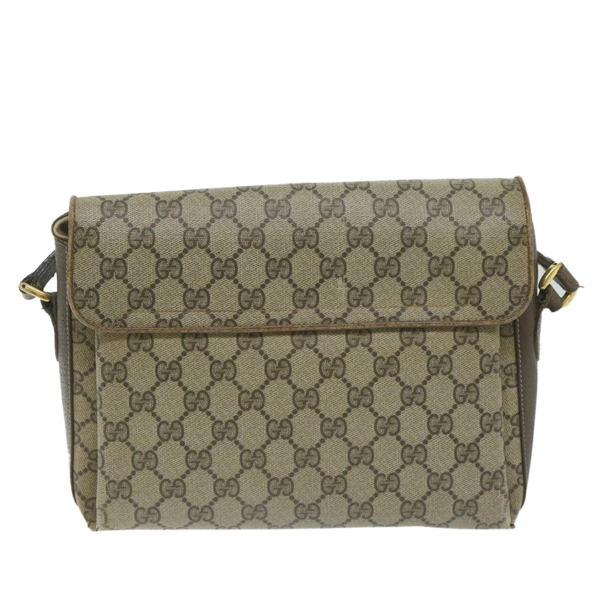 GUCCI GG Supreme Web Sherry Line Shoulder Bag Beige Red 904 02 084  ep2885