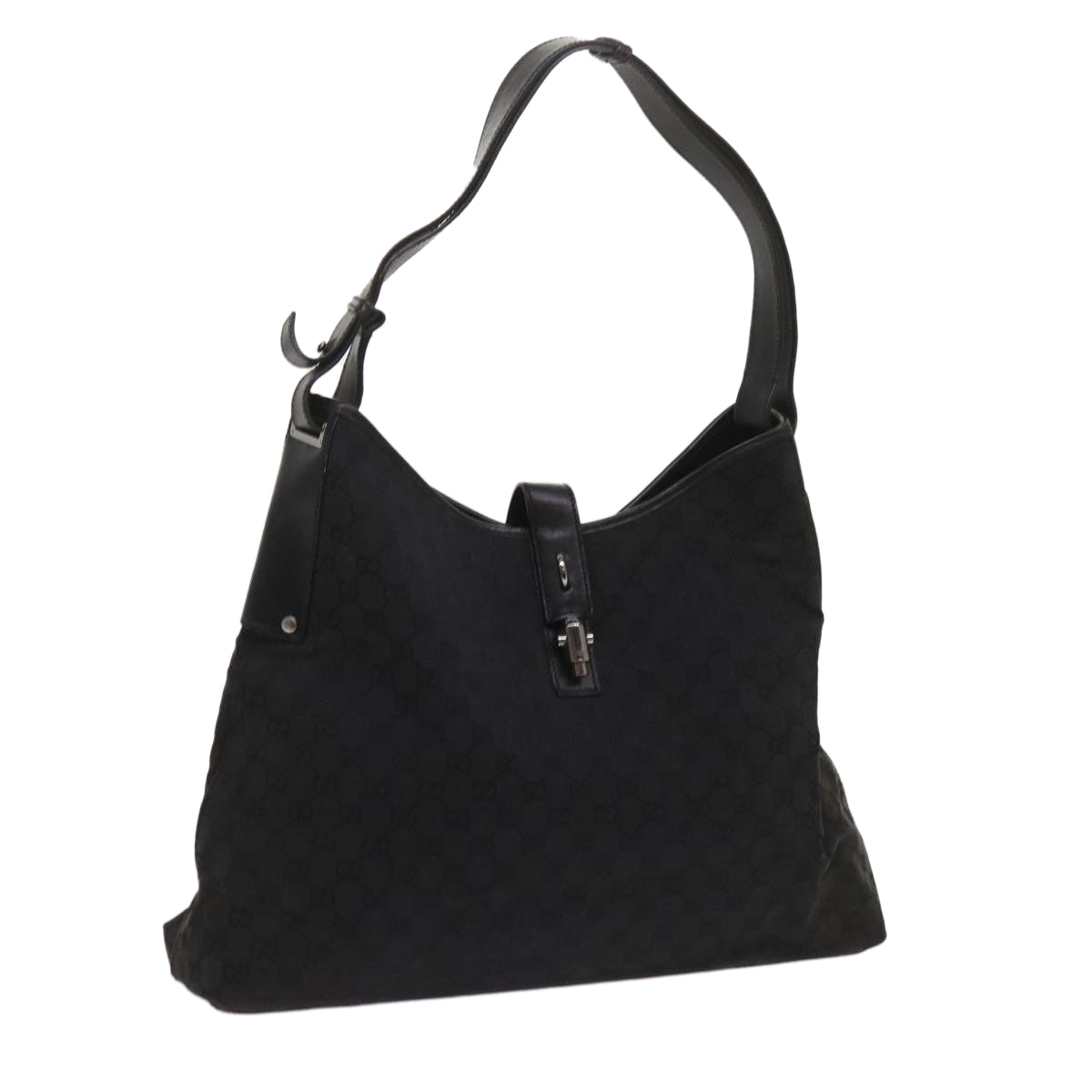GUCCI GG Canvas Shoulder Bag Black 109190  ep2955