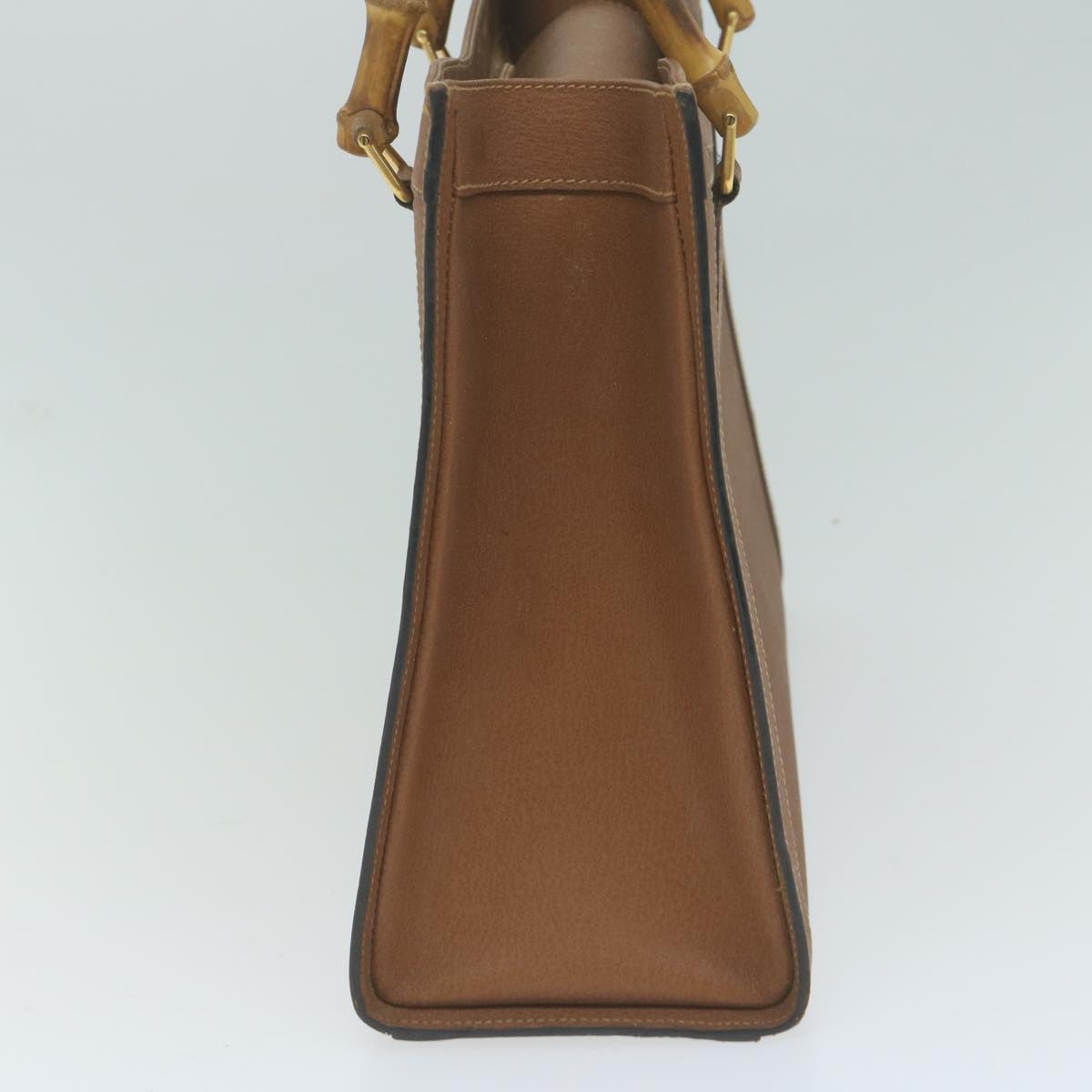 GUCCI Bamboo Hand Bag Leather Brown 002 123 0260  ep2994