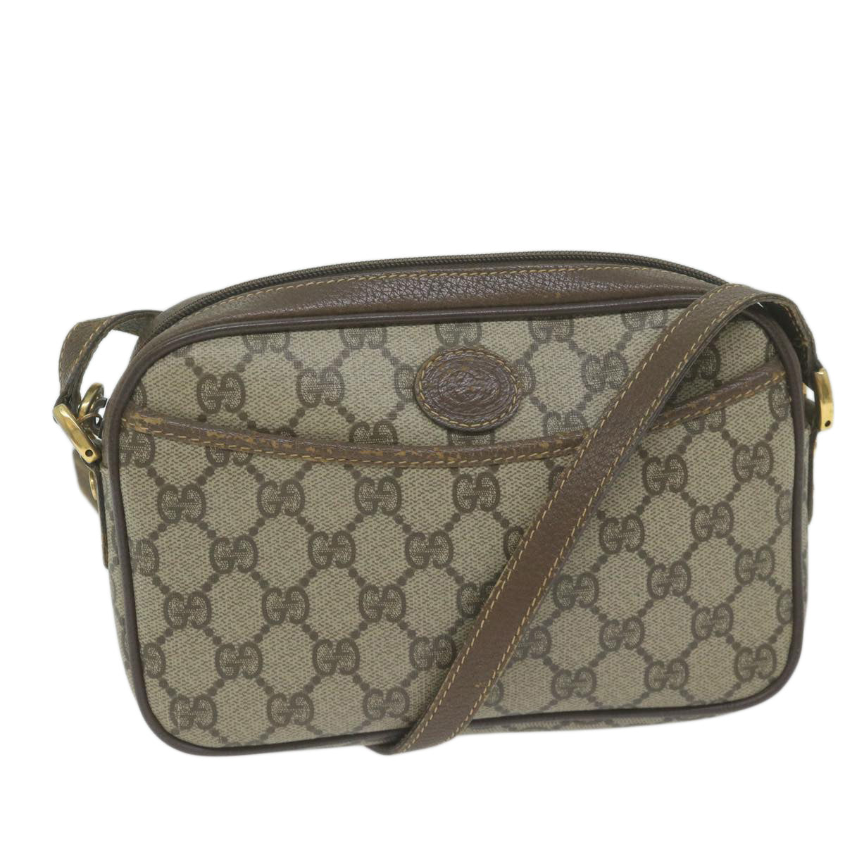 GUCCI GG Supreme Shoulder Bag PVC Beige 007 56 0095  ep3002