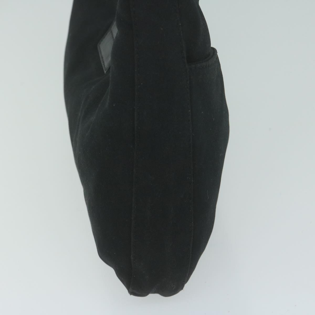 Luxury FendiMamma Baguette Shoulder Bag Nylon Blackep3008