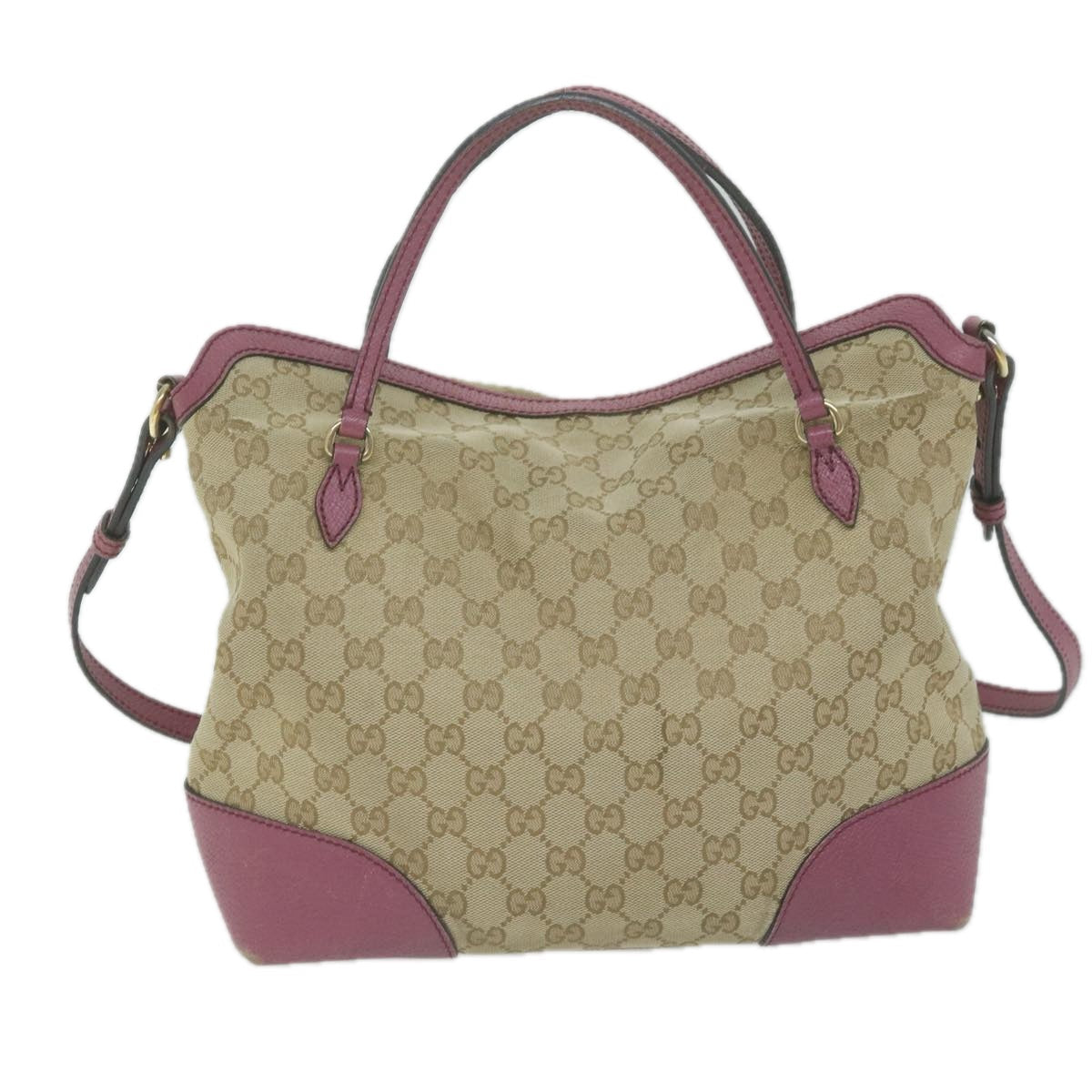 GUCCI GG Canvas Hand Bag 2way Beige 353120  ep3011