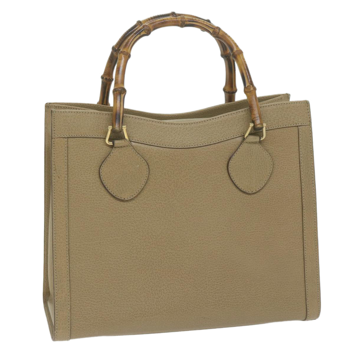 GUCCI Bamboo Hand Bag Leather Beige 002 1186 0260  ep3014