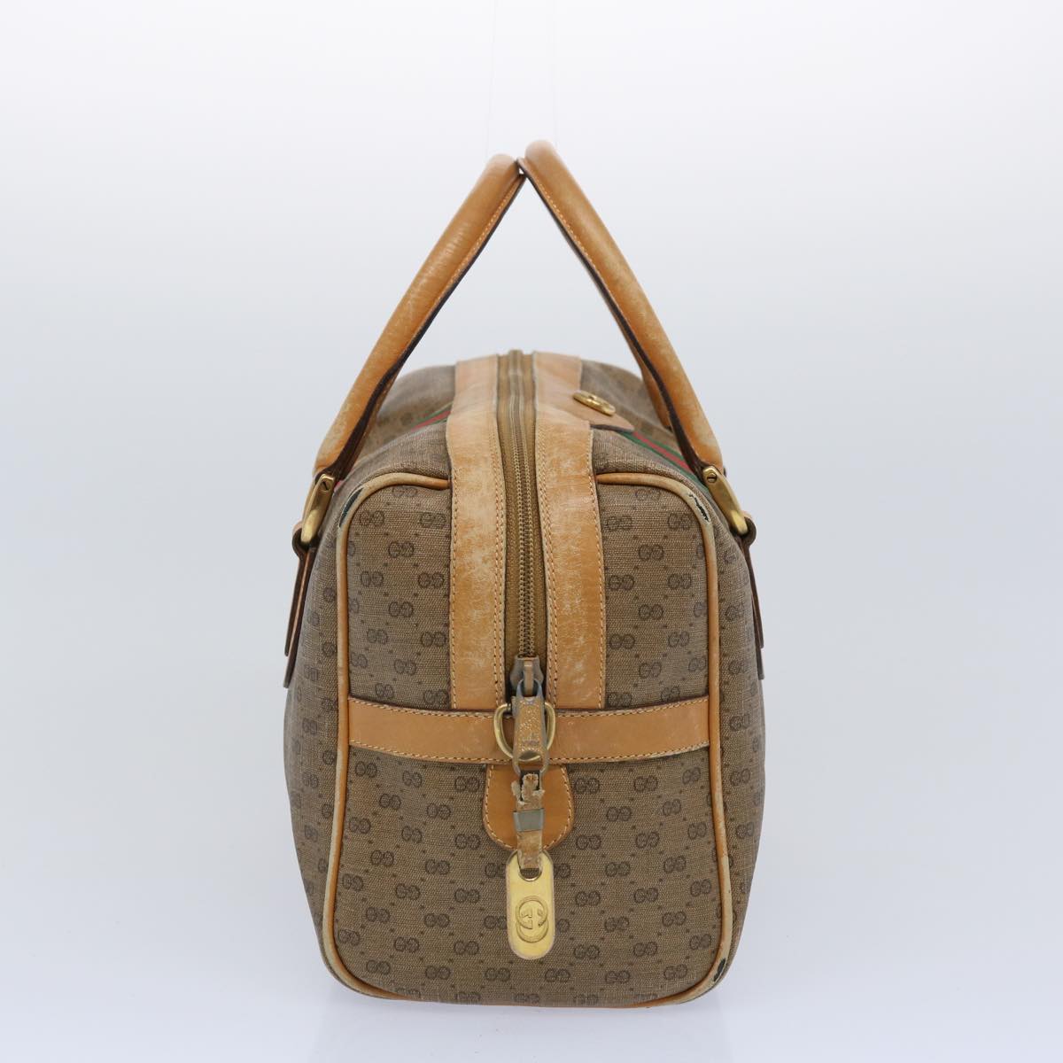 GUCCI Micro GG Supreme Web Sherry Line Boston Bag Beige 002 58 4422  ep3060