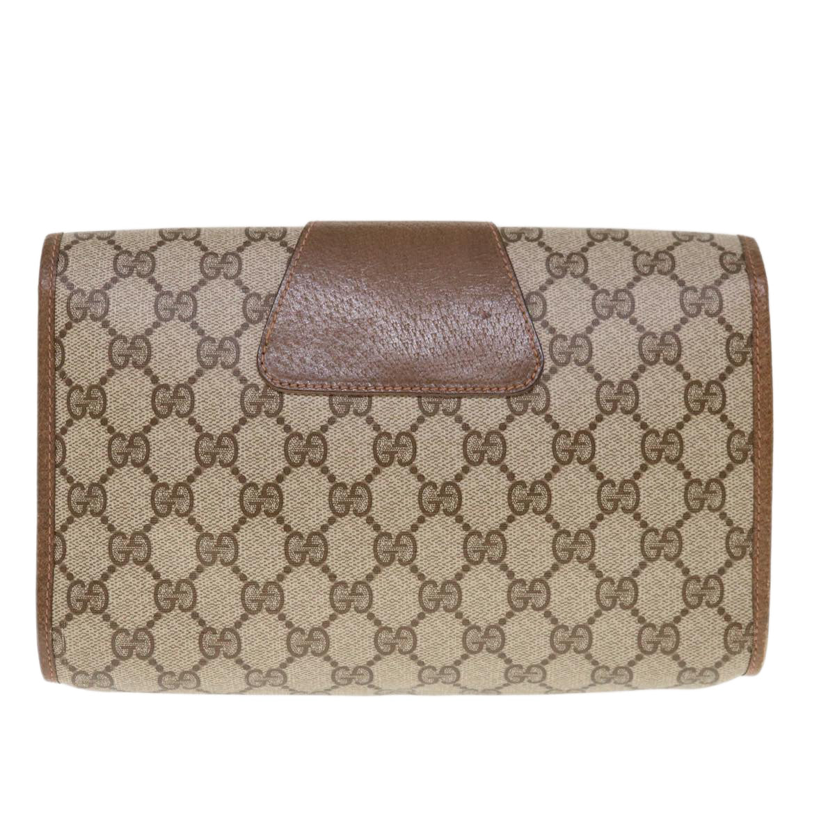 GUCCI GG Supreme Web Sherry Line Clutch Bag Beige Red 89 01 030  ep3070