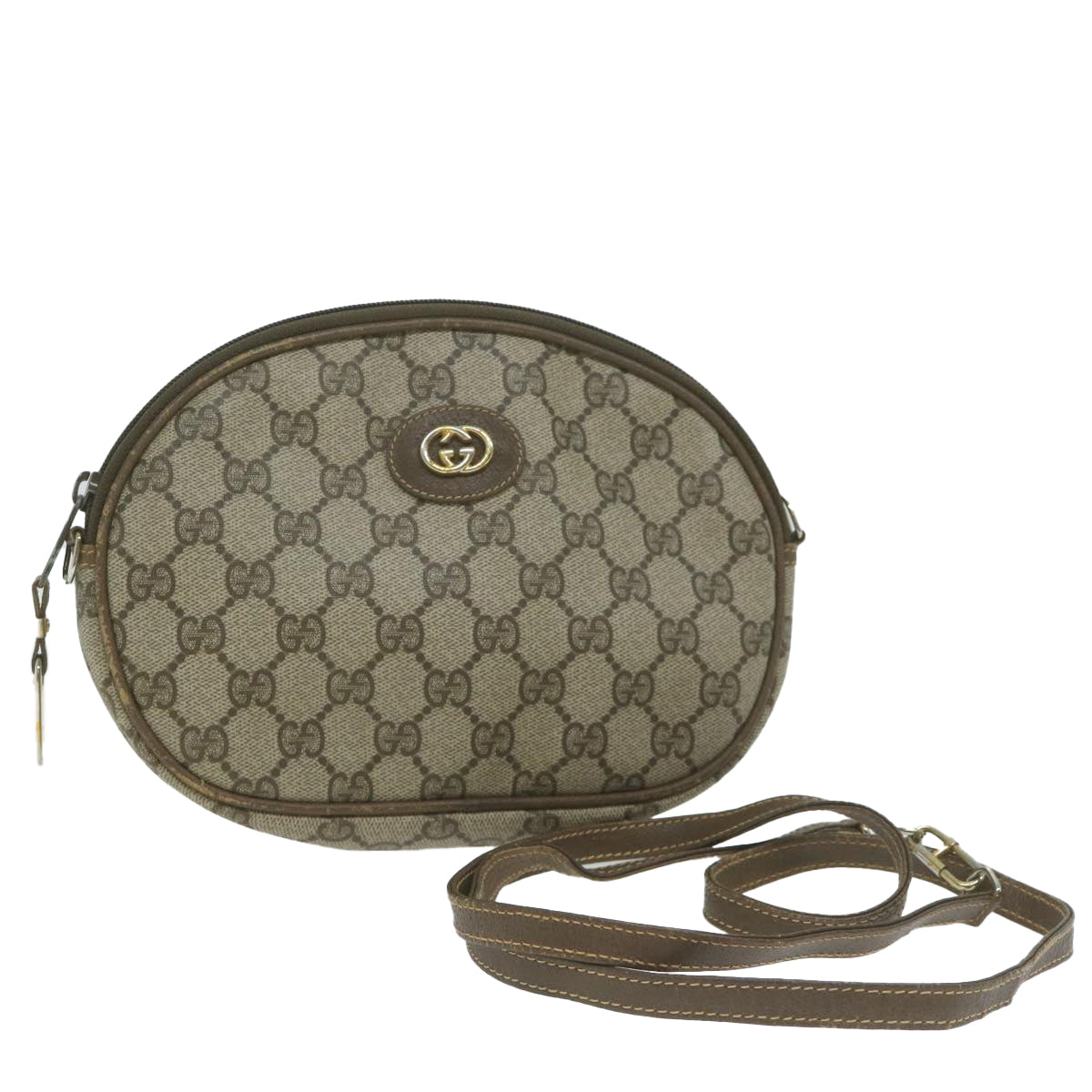 GUCCI GG Supreme Shoulder Bag PVC Beige 007 104  ep3079