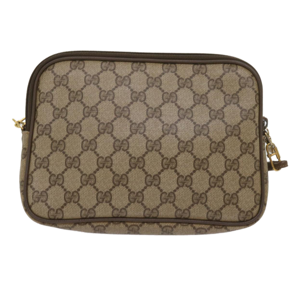 GUCCI GG Supreme Shoulder Bag PVC Beige 97 02 068  ep3080