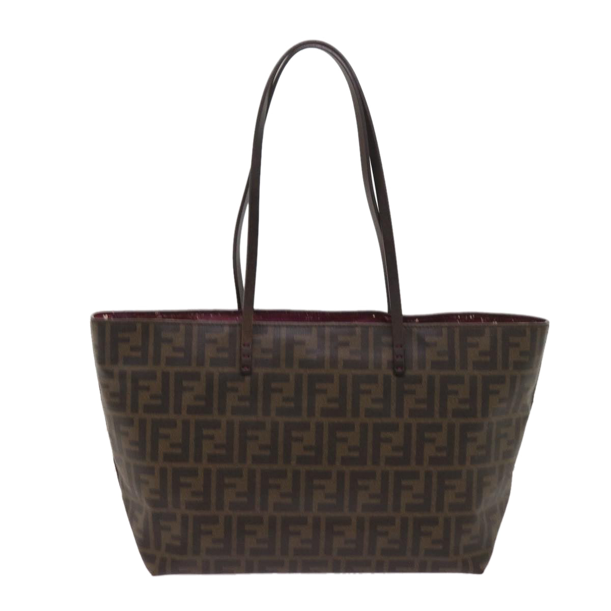 Luxury FendiZucca Canvas Tote Bag Black Brownep3087