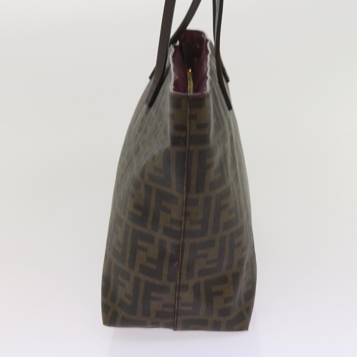Luxury FendiZucca Canvas Tote Bag Black Brownep3087