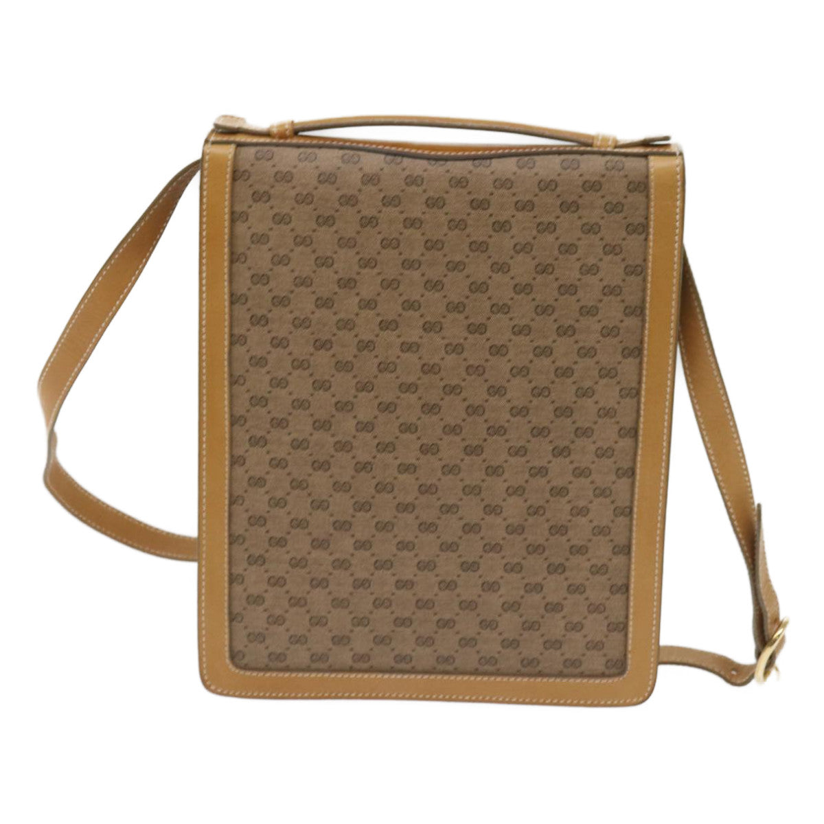 GUCCI Micro GG Supreme Shoulder Bag PVC Beige  ep3135