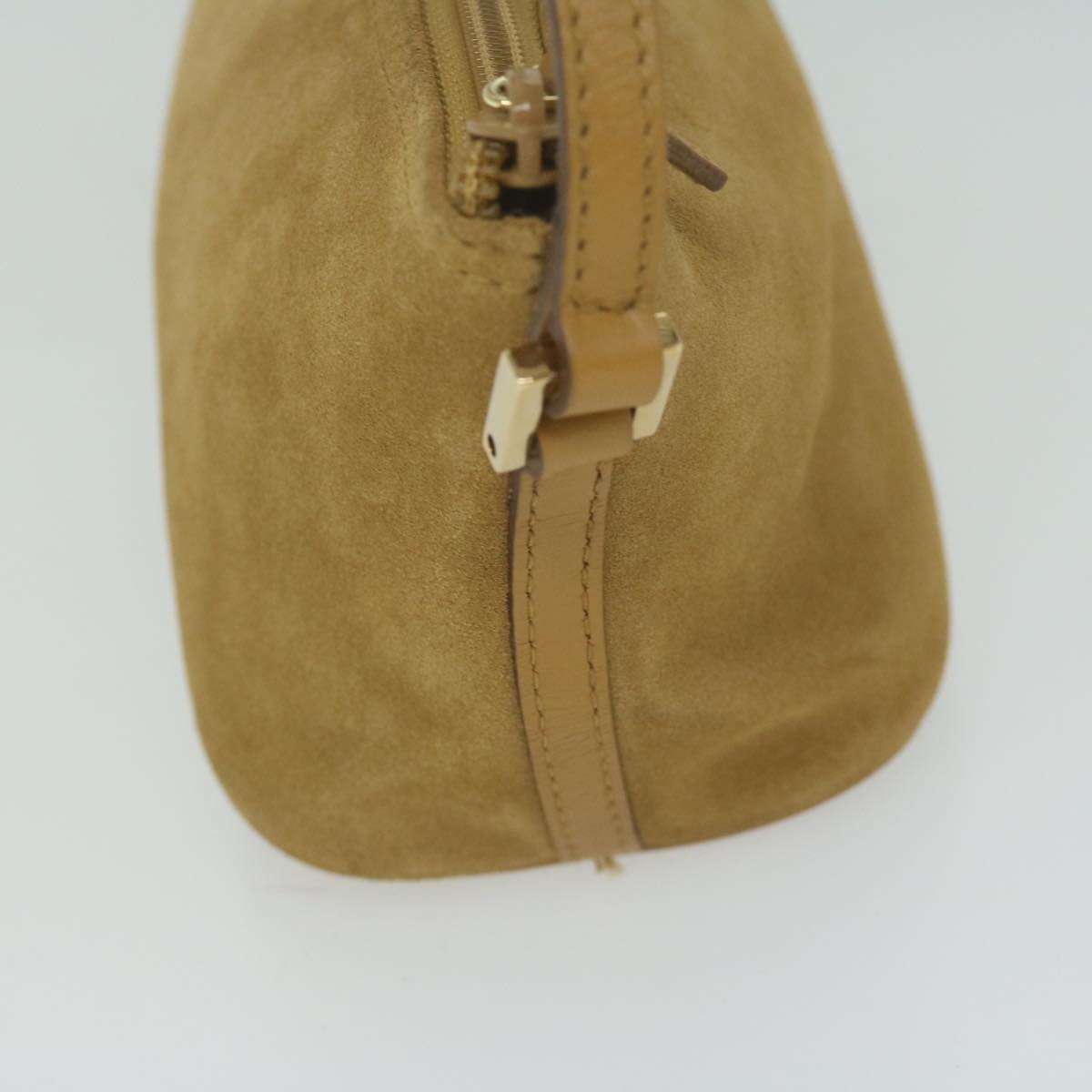 GUCCI Accessory Pouch Suede Beige 039 1103  ep3139