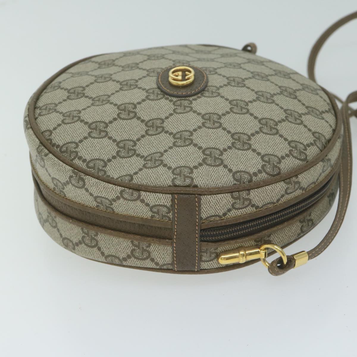 GUCCI GG Supreme Shoulder Bag PVC Leather Beige 007 22 5575  ep3156