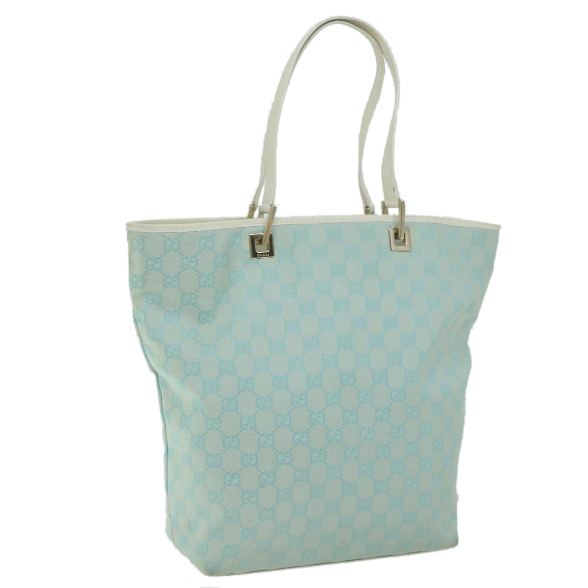 GUCCI GG Canvas Tote Bag Light Blue 002 1098  ep3162