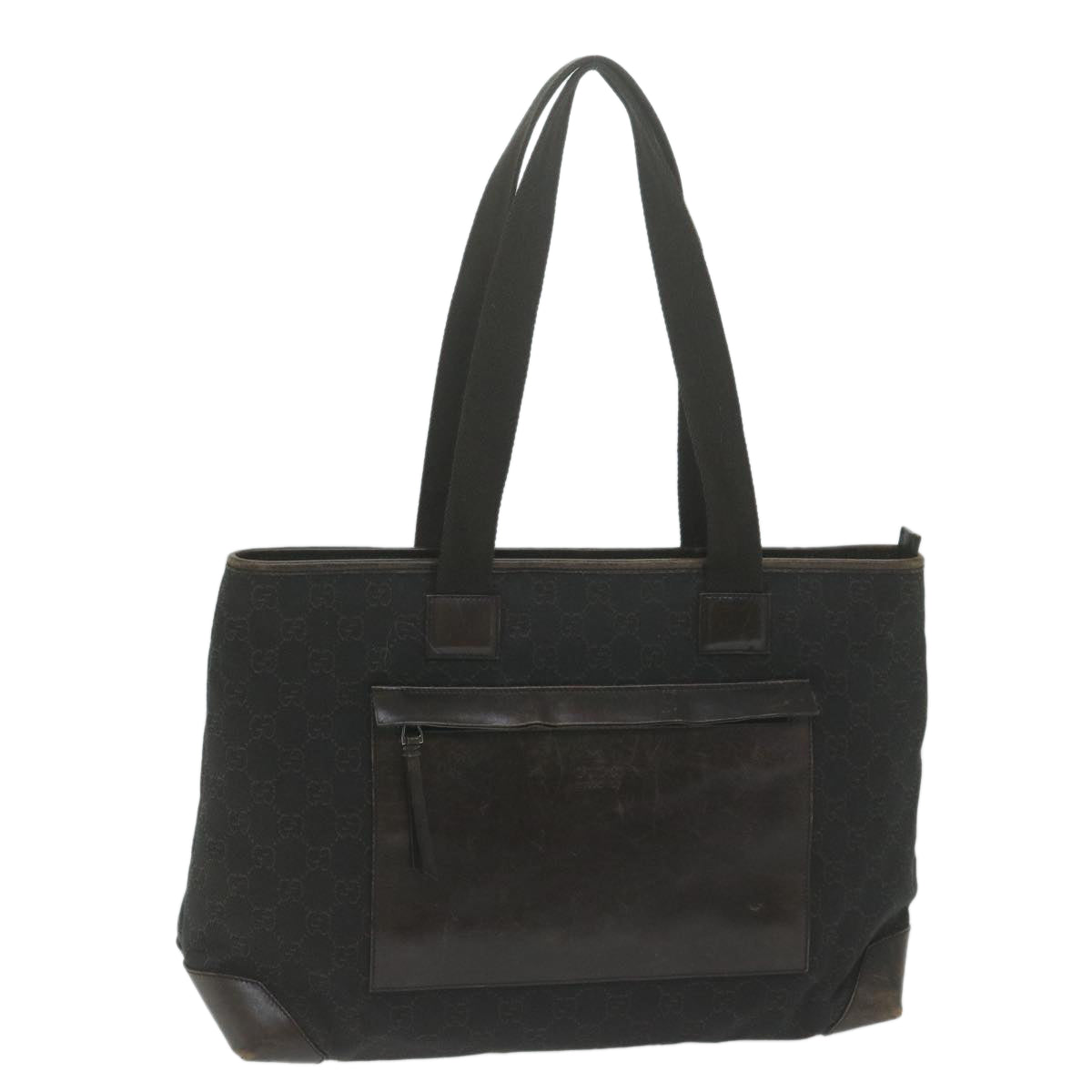 GUCCI GG Canvas Shoulder Bag Brown 34339  ep3163