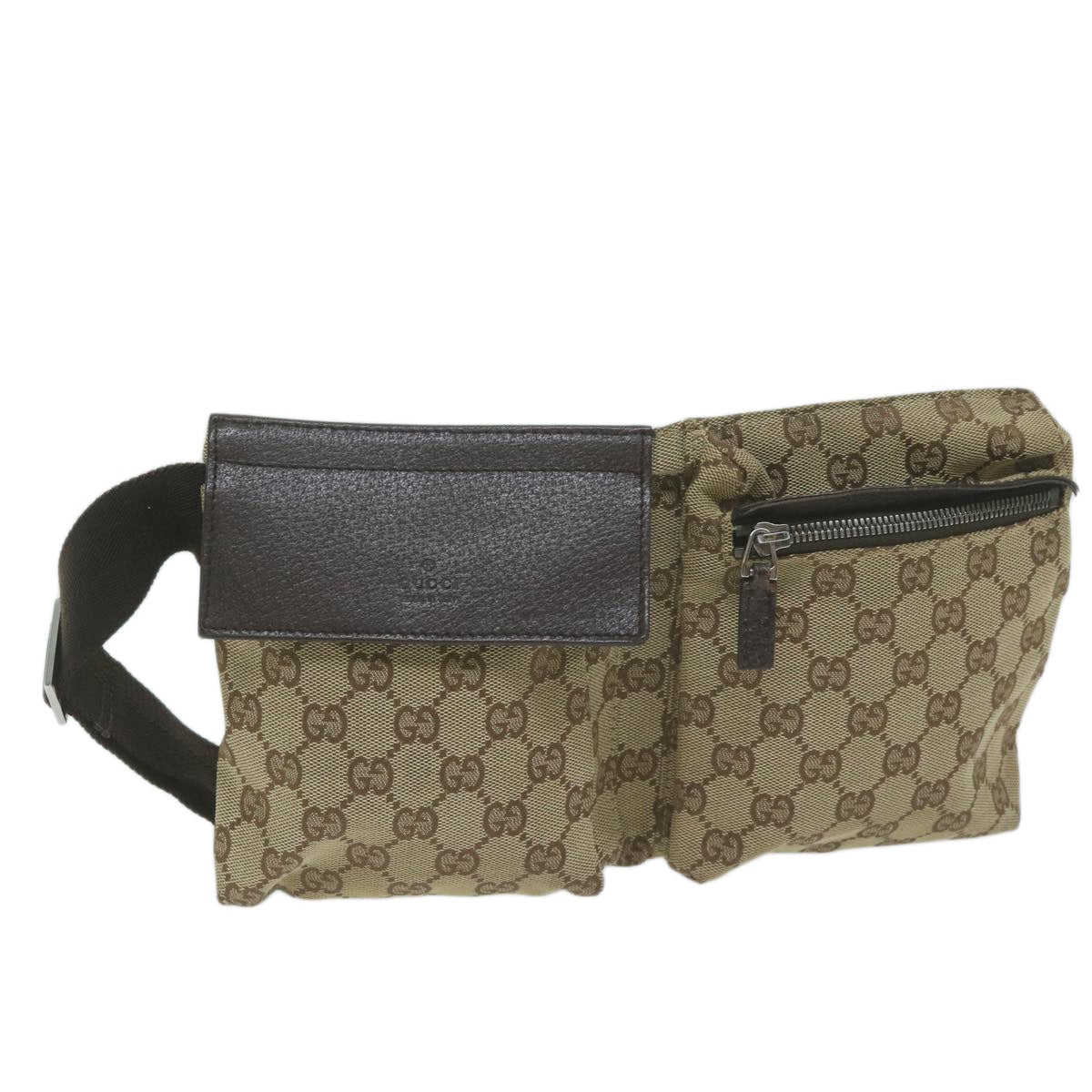 GUCCI GG Canvas Waist bag Beige 28566  ep3173