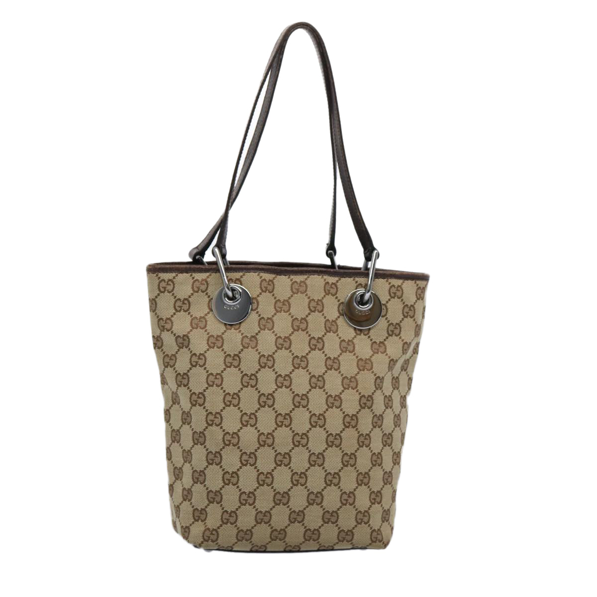 GUCCI GG Canvas Tote Bag Beige 120840  ep3190