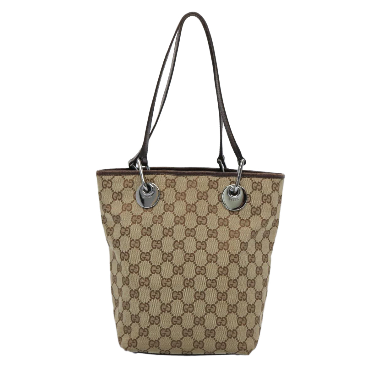 GUCCI GG Canvas Tote Bag Beige 120840  ep3190