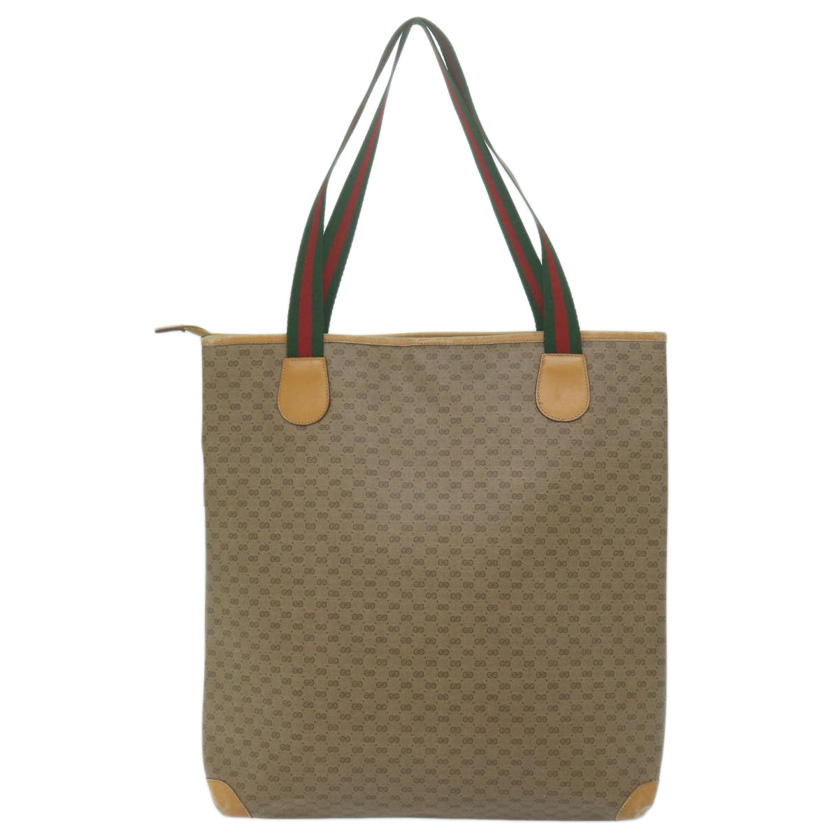 GUCCI Micro GG Supreme Web Sherry Line Tote Bag Beige 002 39 0163  ep3193