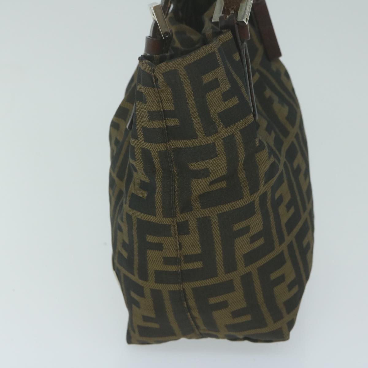 Luxury FendiZucca Canvas Hand Bag Black Brownep3201