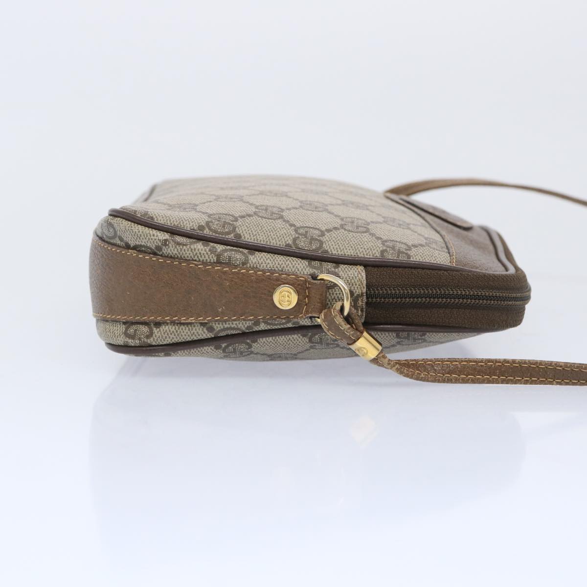 GUCCI GG Supreme Shoulder Bag PVC Beige  ep3229