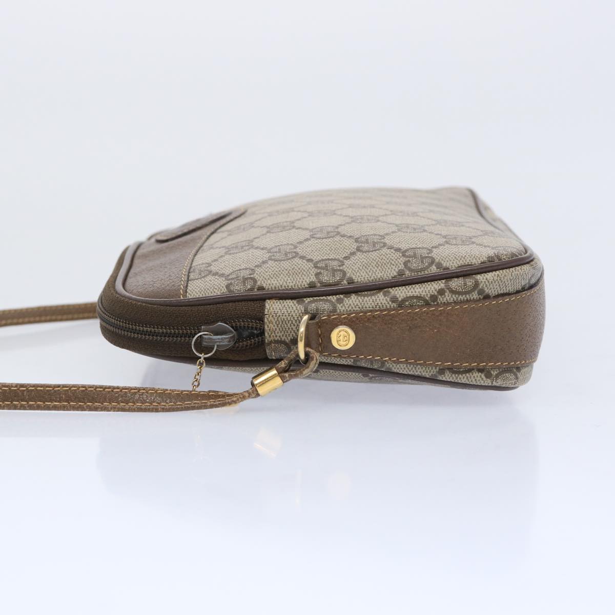 GUCCI GG Supreme Shoulder Bag PVC Beige  ep3229