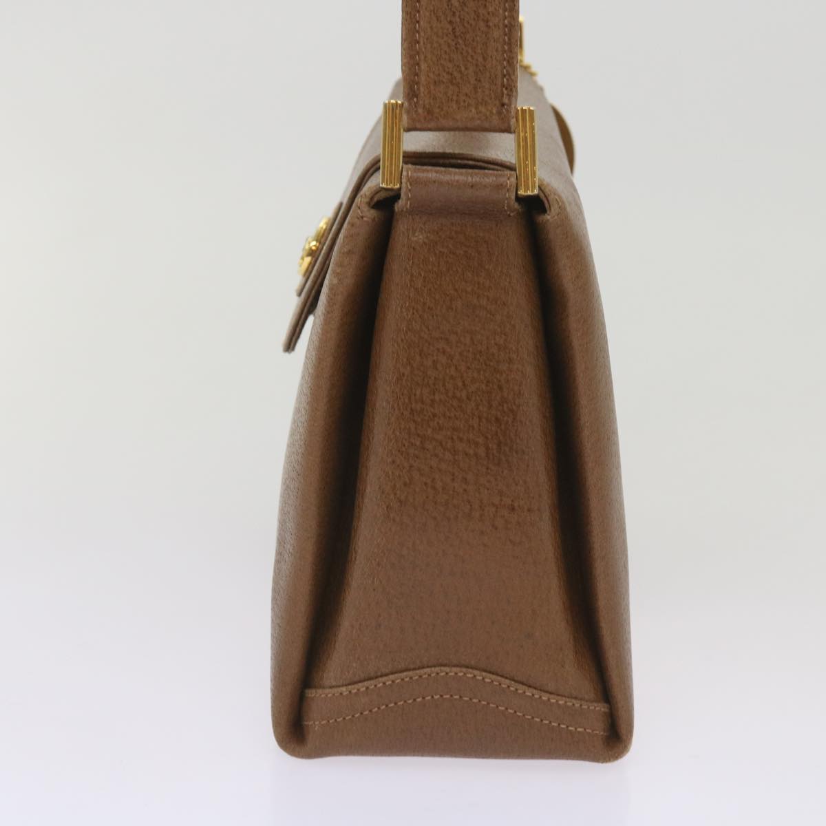 GUCCI Hand Bag Leather Brown  ep3291